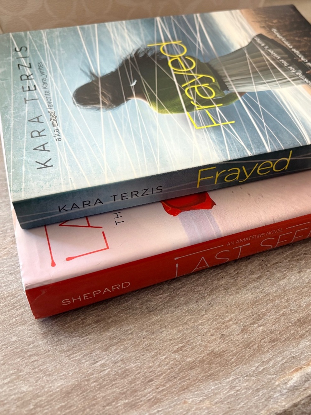 Books Sara Shepard ‘Last Seen’ and Kara Terzis ‘Frayed’